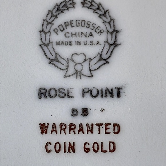 VTG Popegosser “Rose Point” Platter - Picture 6 of 11